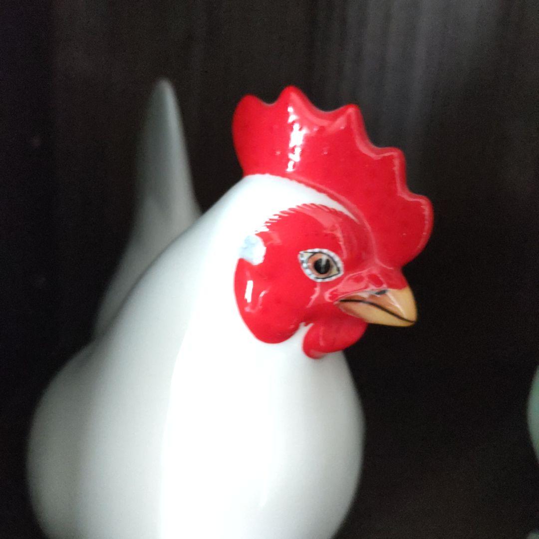 Noritake　ノリタケ　置物　フィギュリン　雄鶏　雌鶏　鶏　にわとり