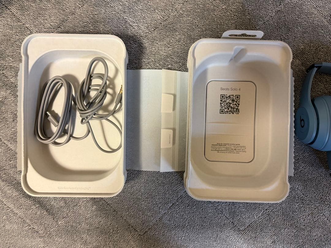【新品未使用】　【最安値】　Beats Solo 4 ブルー