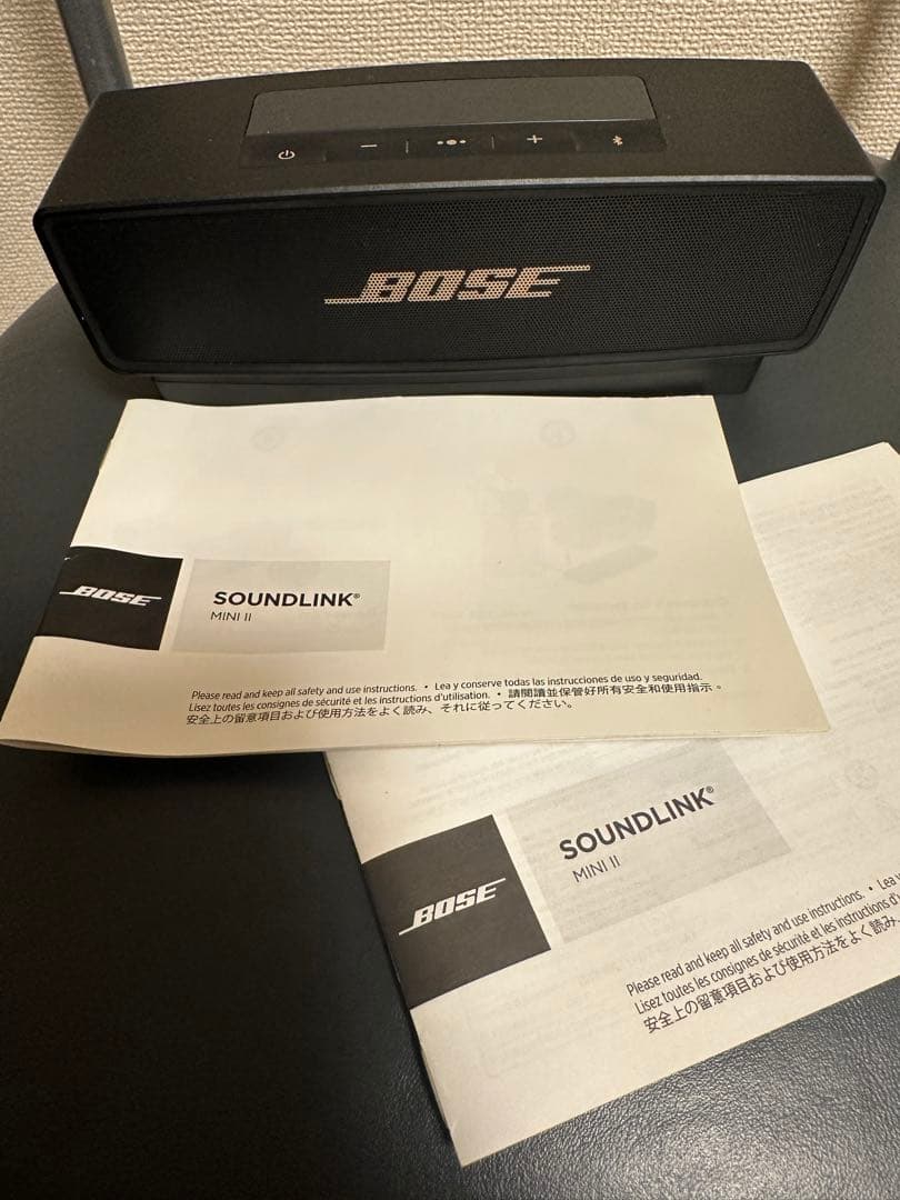 minmin-t　Bose ワイヤレススピーカー 黒 充電器付き