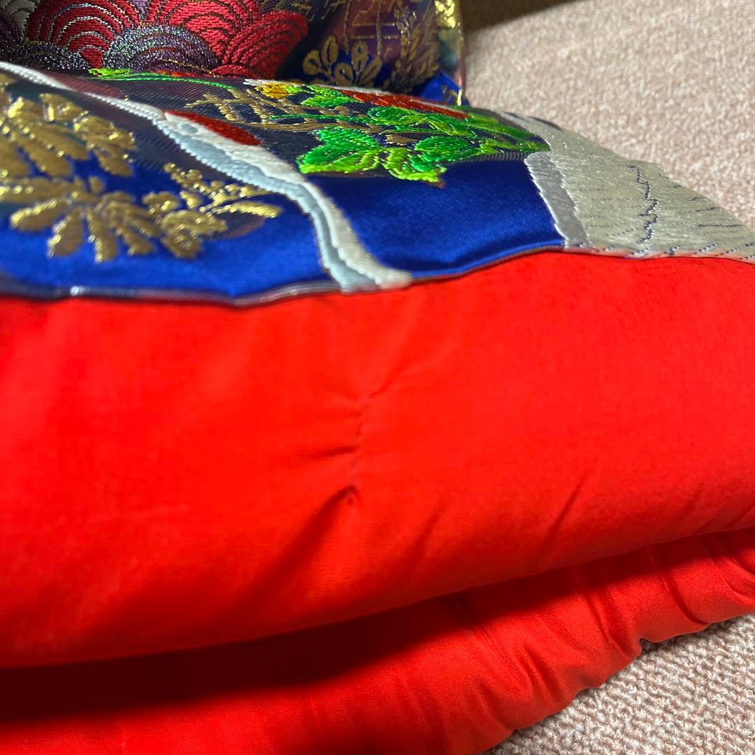 打掛　色打　正絹　西陣織