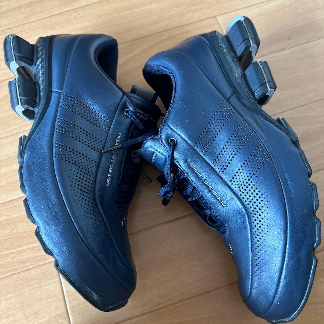 美品adidasコラボPorsche Design スポーツシューズ ネイビー