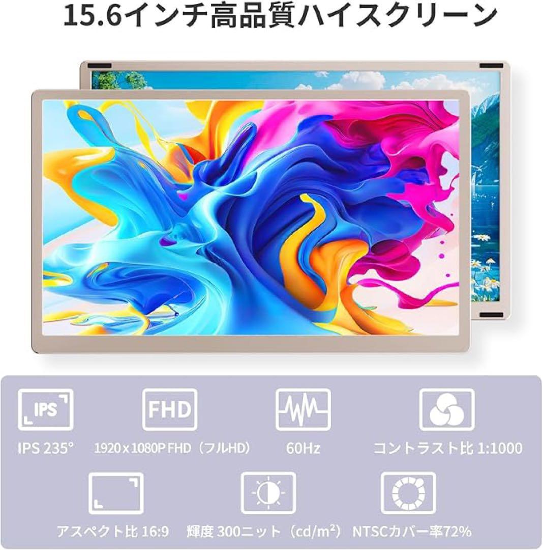 モバイルモニター　トリプルモニター 15.6インチ