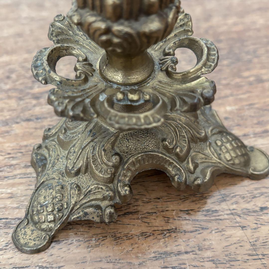 【ドイツ キャンドルスタンドとスナッファーセットT】ヴィンテージ