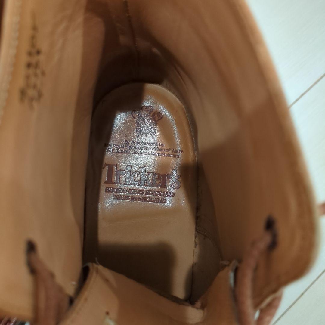 【美品】Tricker'sカントリーブーツ　　マロンアンティークM2508