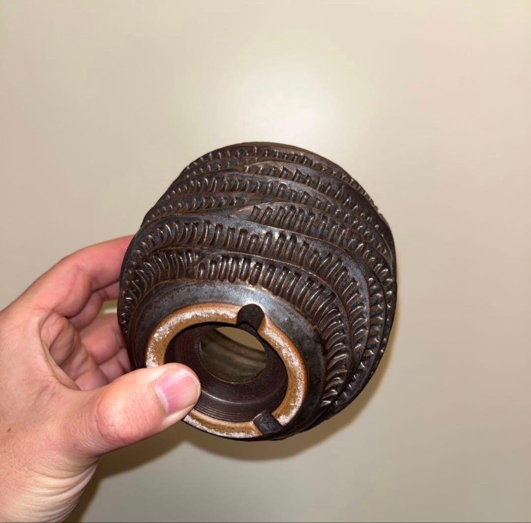 M SIZE 盆栽鉢 作家鉢 陶器 真柏 糸魚川真柏 皐月 五葉松 黒松 長寿梅