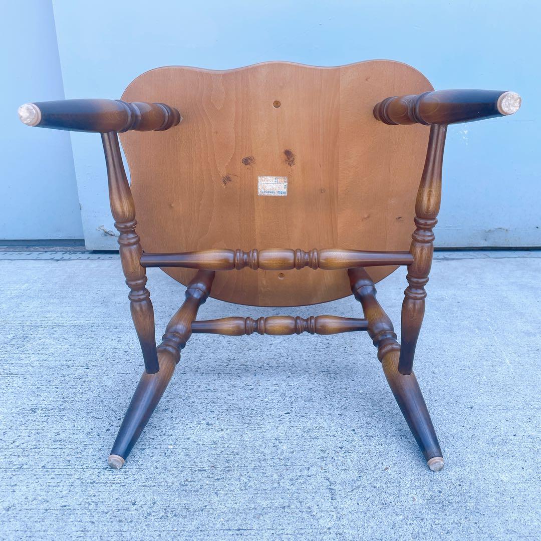 【送料込】飛騨産業 キツツキ アンティーク ウィンザーチェア アームチェア③