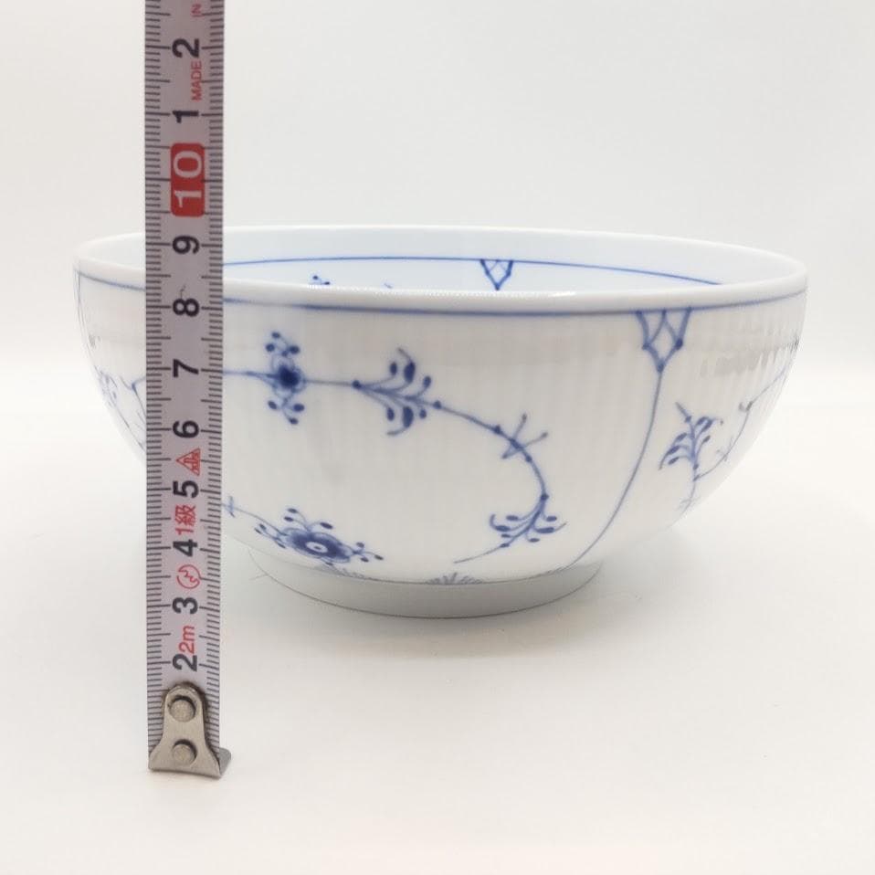 ロイヤルコペンハーゲン ブルーフルーテッド プレイン ボウル 鉢 3個 セット