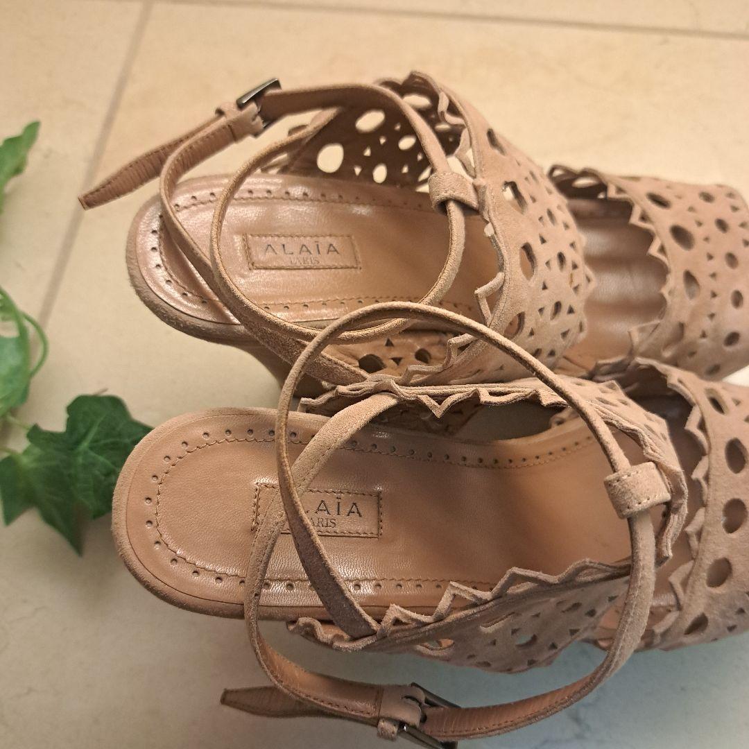 ALAIA アライア ウエッジソール サンダル 37