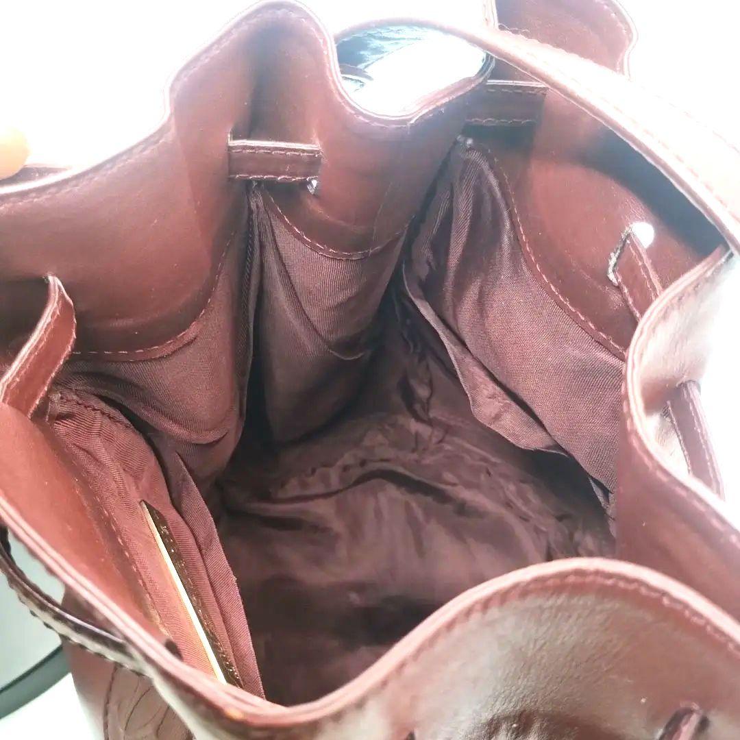 Cartier カルティエ　巾着ショルダーバッグ　マストライン　ボルドー