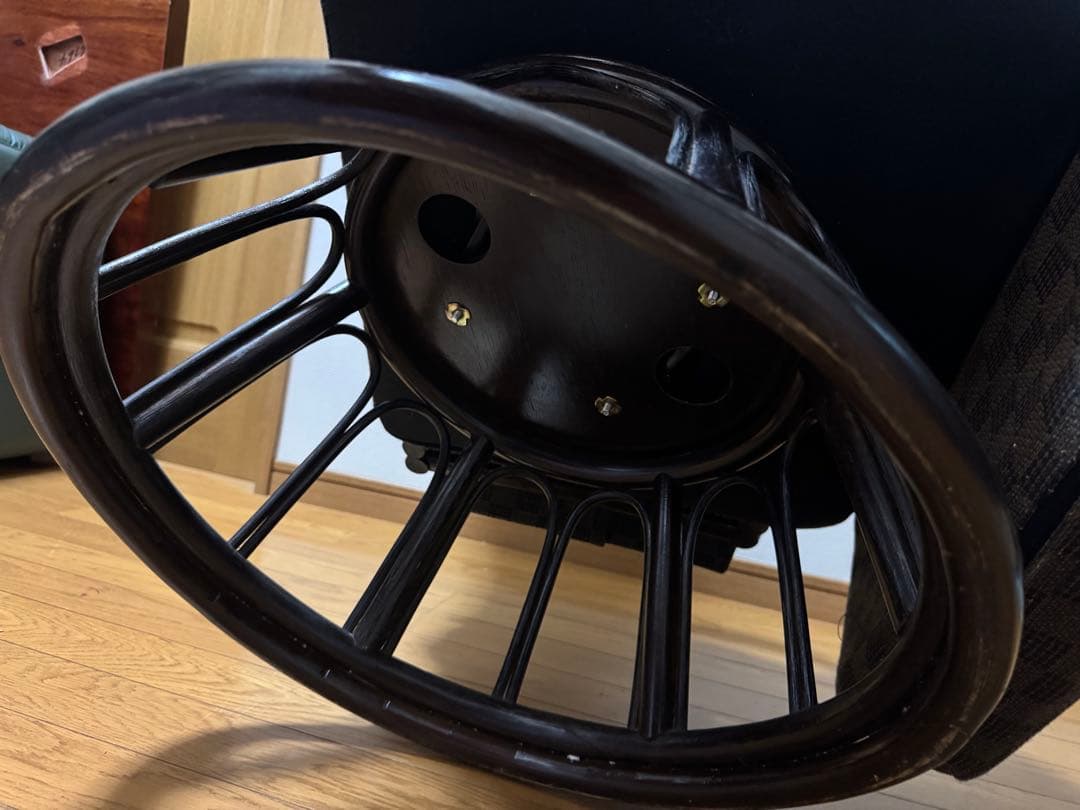 リクライニングチェア　オットマン付き　360度回転