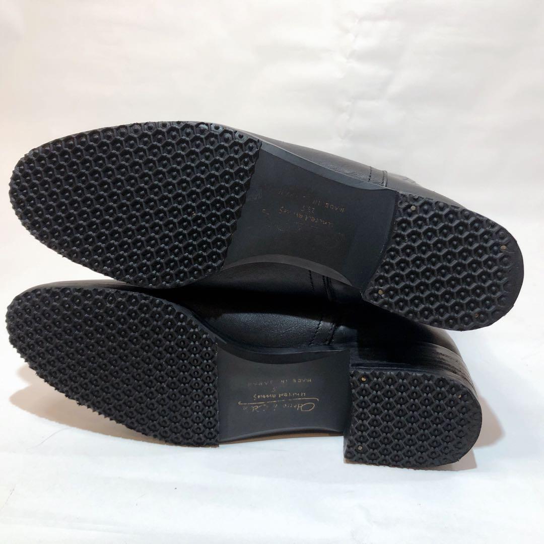 美品　Odette e Odile ロングブーツ ブラック　レザー サイドジップ