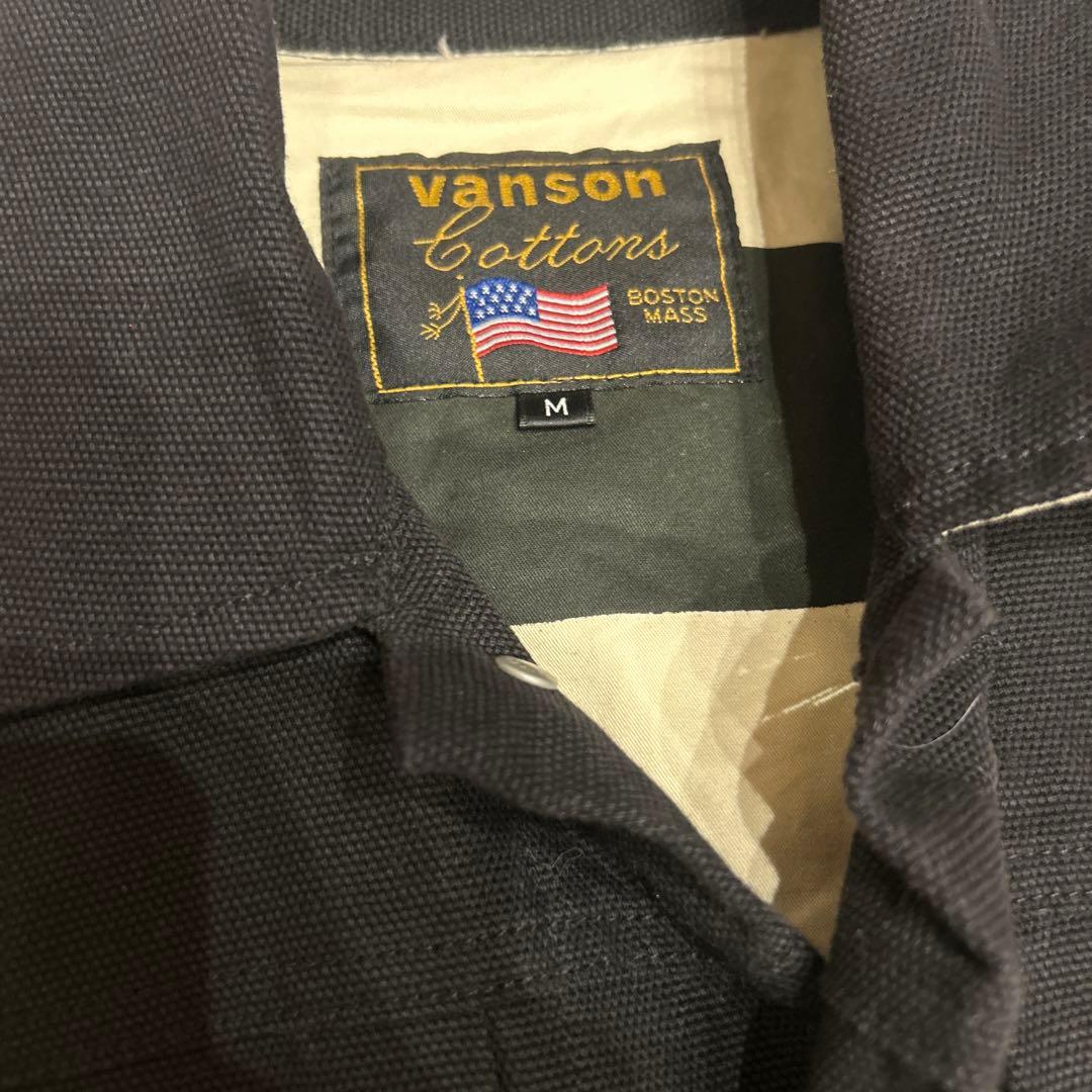 vanson ブラック ベスト M