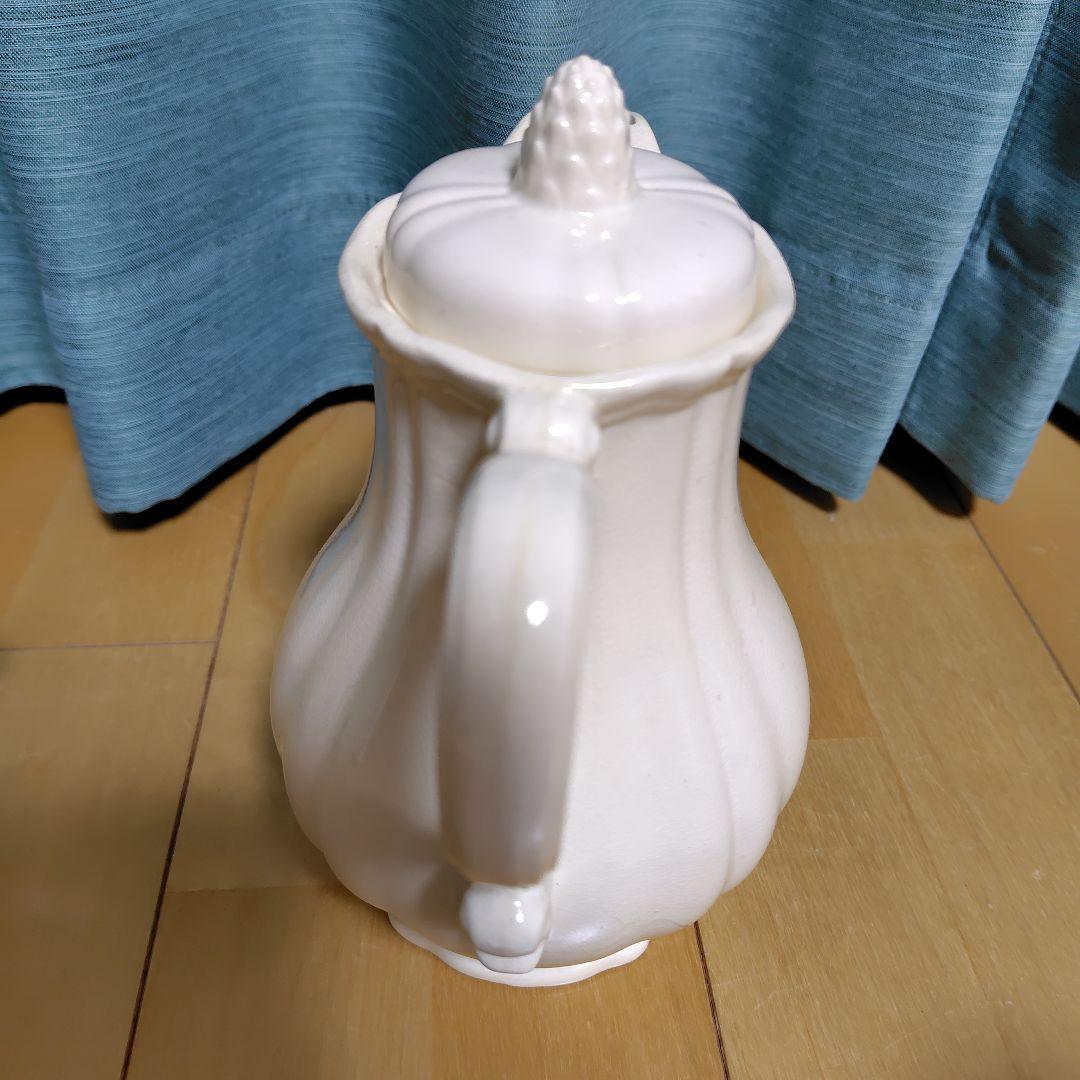 サルグミンヌ　花リム　ポット＆シュガーポット セット　アンティーク