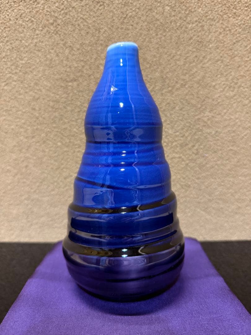 人間国宝　三代徳田八十吉（正彦）　花入　共箱