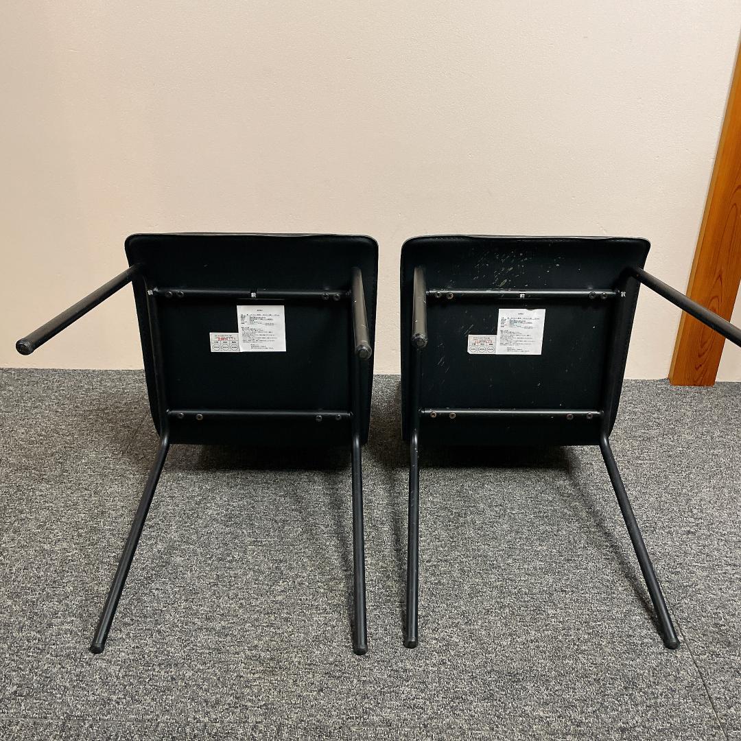 希少　ニトリ ダイニングチェア クーボ　ブラック　合成皮革