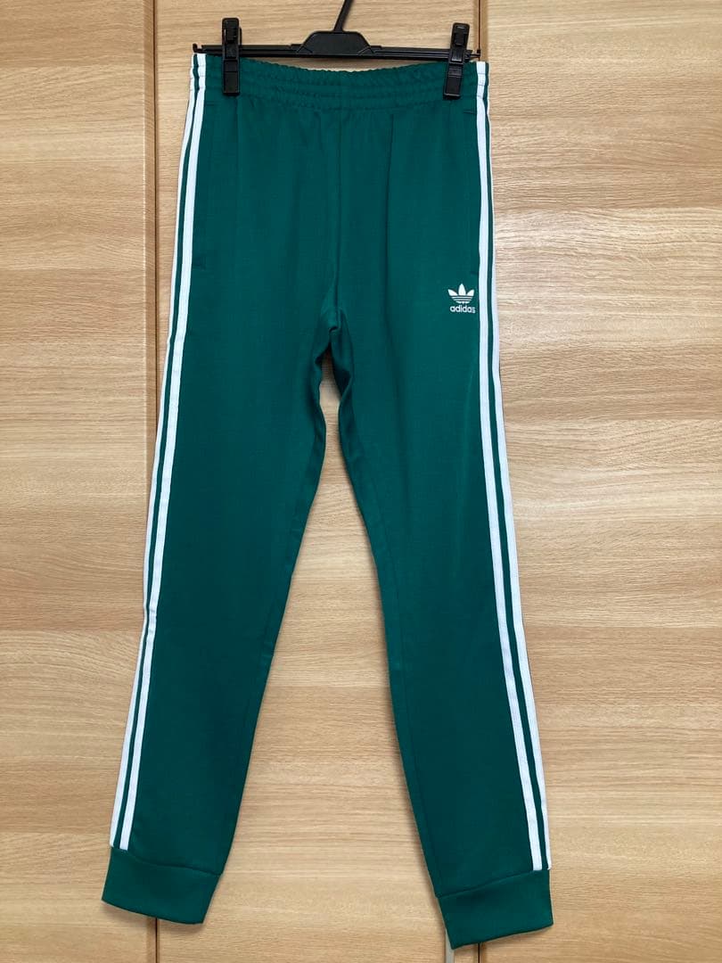 adidas アディダス クラシックス SST トラックパンツ　Ｓ　グリーン
