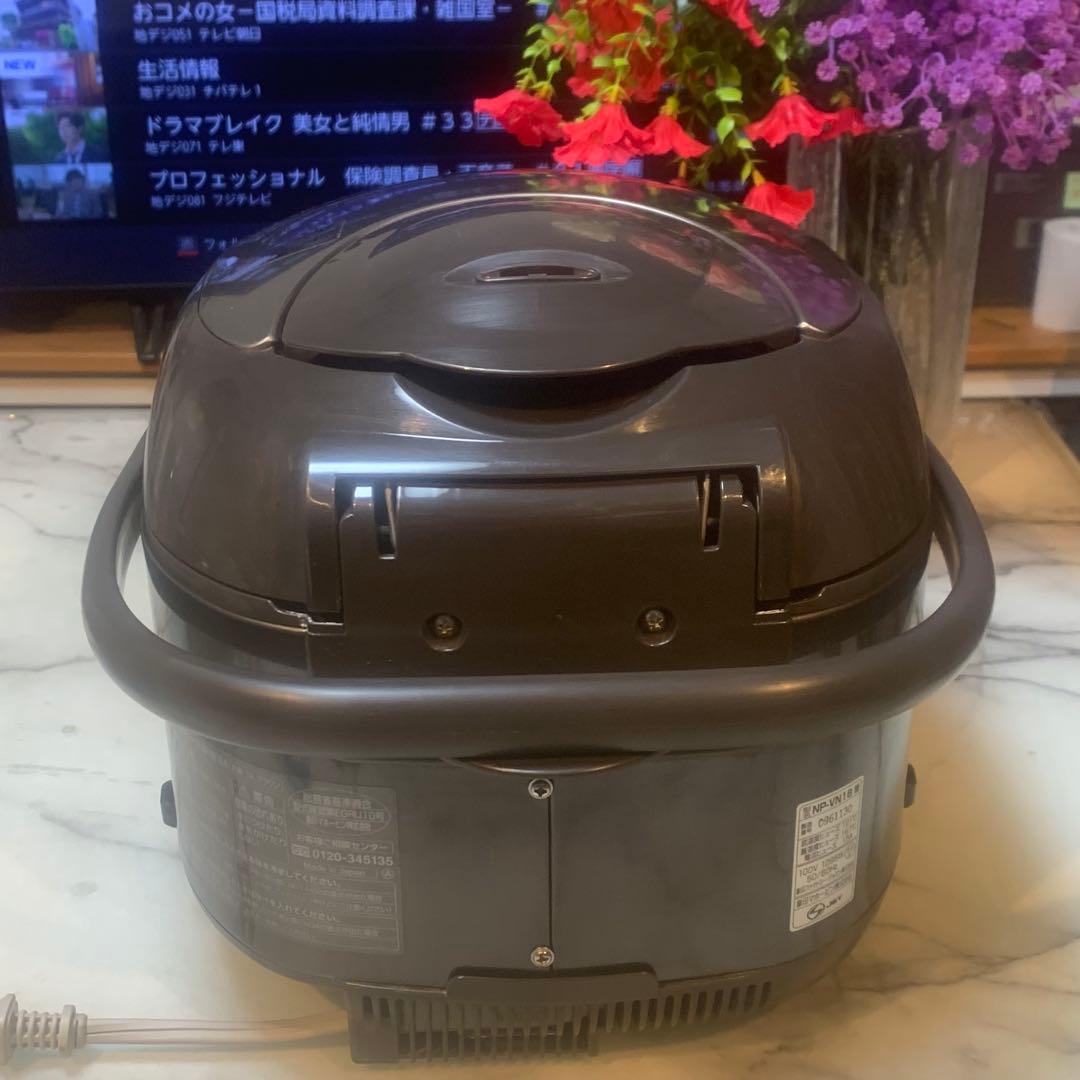 美品■象印 IH 10合 IH式 極め炊き ブラウン NP-V N18■炊飯確認