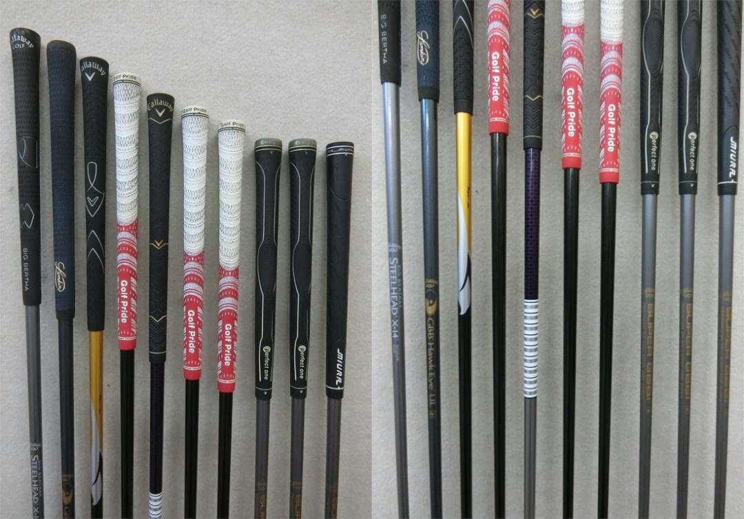 b717 初心者必見 キャロウェイ 等メンズゴルフ１５本セット※Ｄｒ２本入り