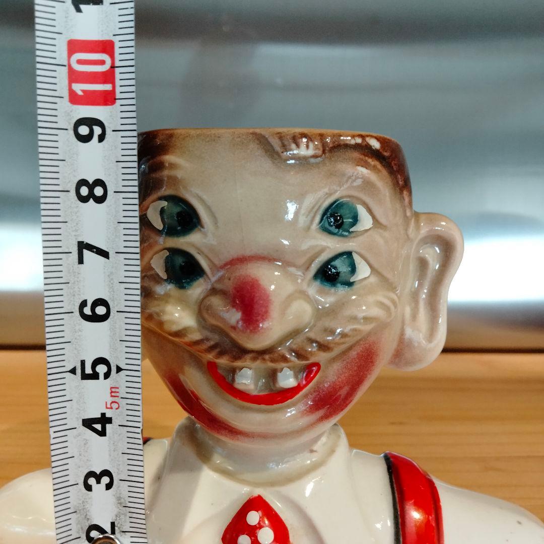 激レア ビンテージ　四つ目　4つ目　置物　ミッドセンチュリー　酔っ払い