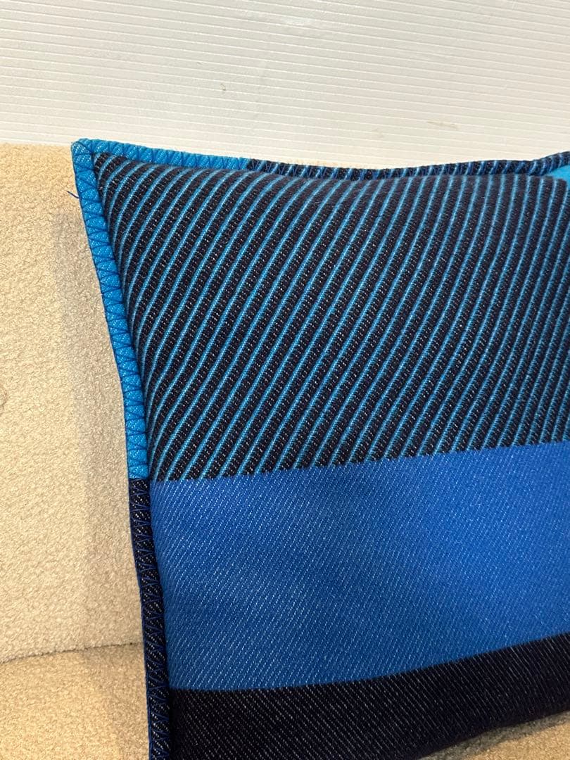 ⭐️【あん】　定価13万　HERMES エルメス　クッション　Hリヴィエラ