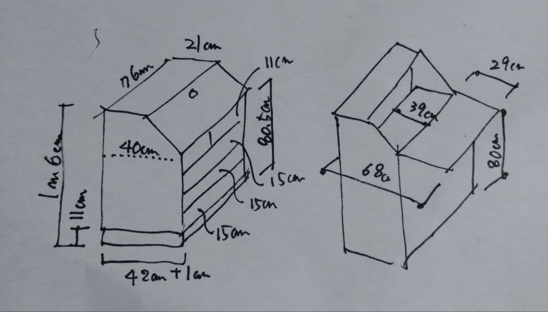 アンティーク☆ライティングビューロー　たぶんイギリス製　椅子は別売り