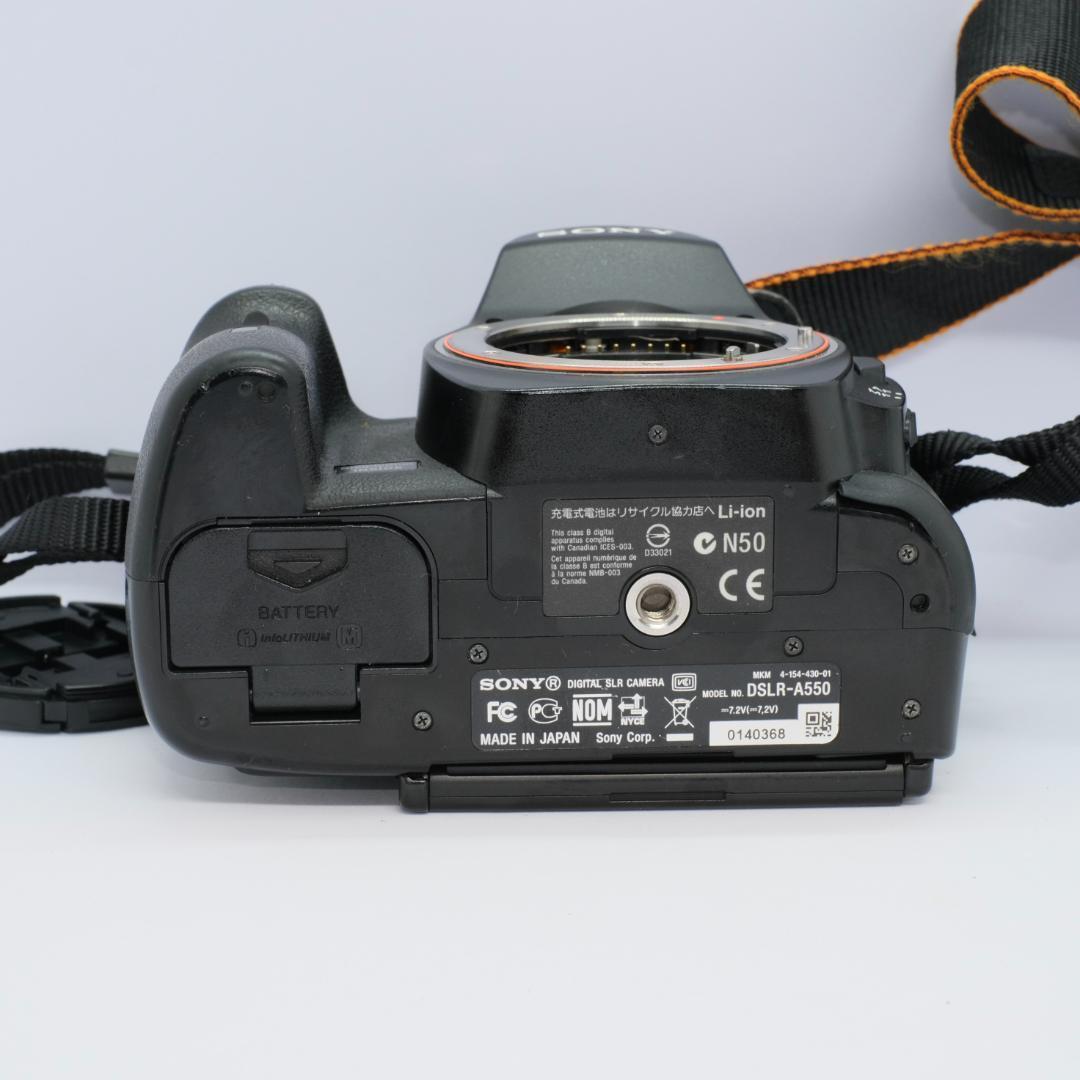 ❤️初心者オススメ　SONY α550 ダブルズームレンズキット　掃除セット付き