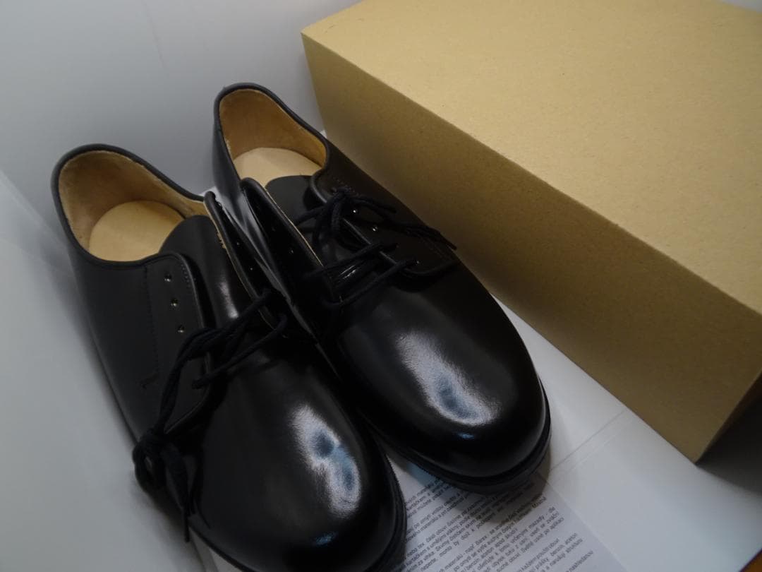 T*A様 新品チェコ軍オフィサーサービスシューズポストマンシューズ29.0cm黒