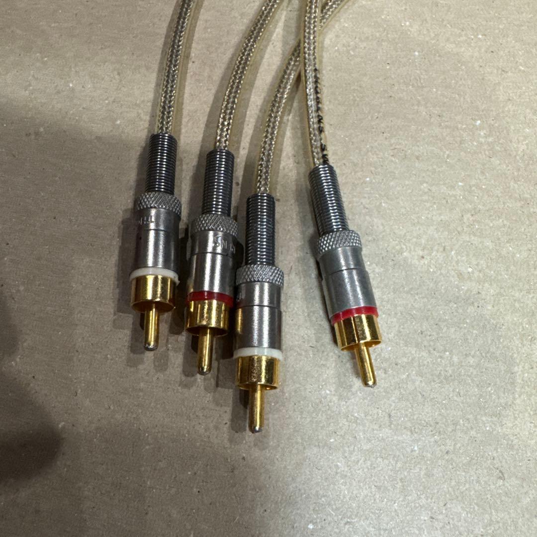 RITAO CHAN専用THORENS トーレンス 銀メッキ RCAケーブル 。
