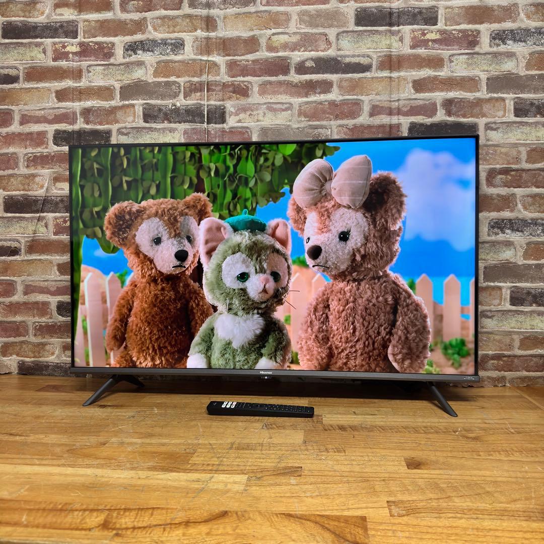 ハイセンス 43V型 液晶テレビ 4Kチューナー内蔵 43A65H 動画アプリ○