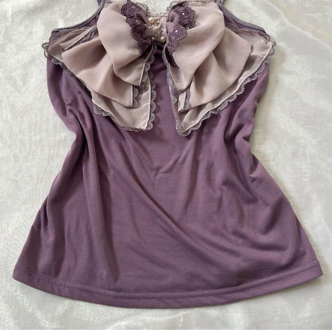 アクシーズファム ビックリボンキャミソール フェアリーグランジ y2k