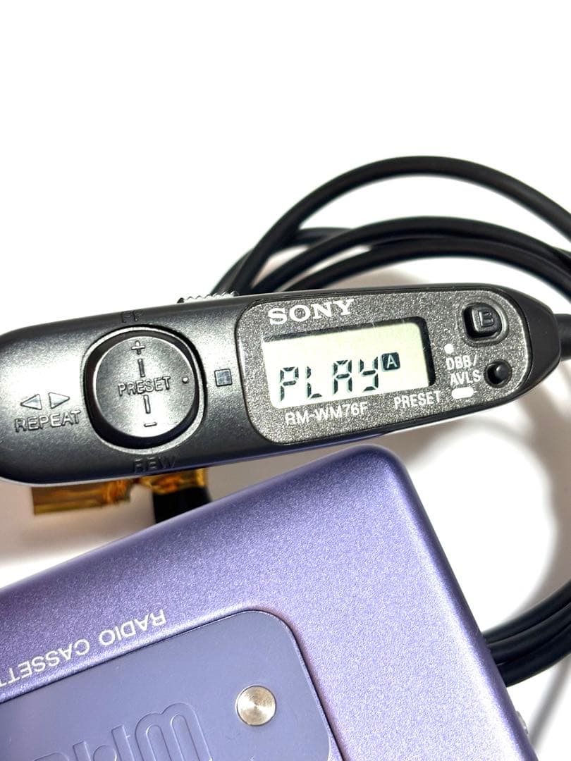SONY カセットウォークマン WM-FX811 整備品 リモコン付き