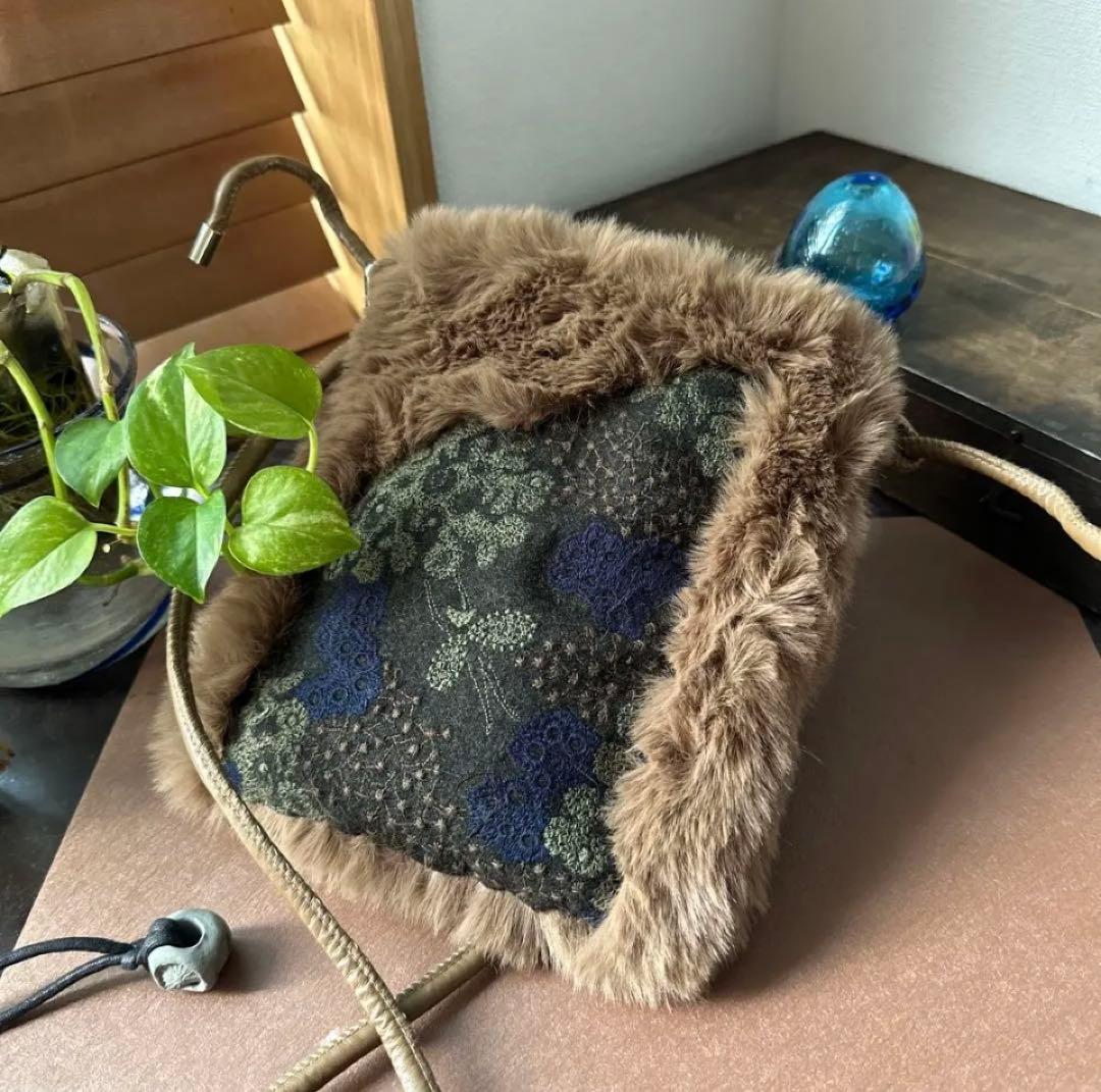 ⚠️J J 総刺し子2wayバッグ/藍染／襤褸