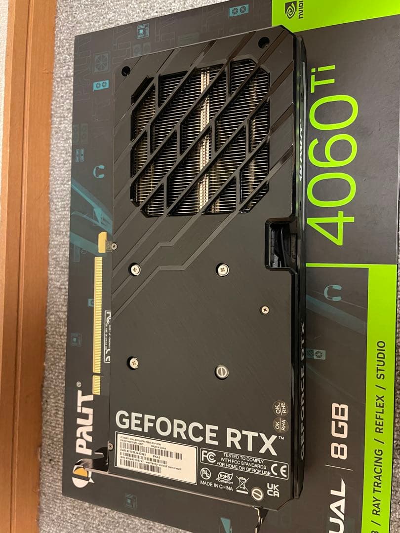 【値下げ】PALIT GeForce RTX 4060 Ti 8GB
