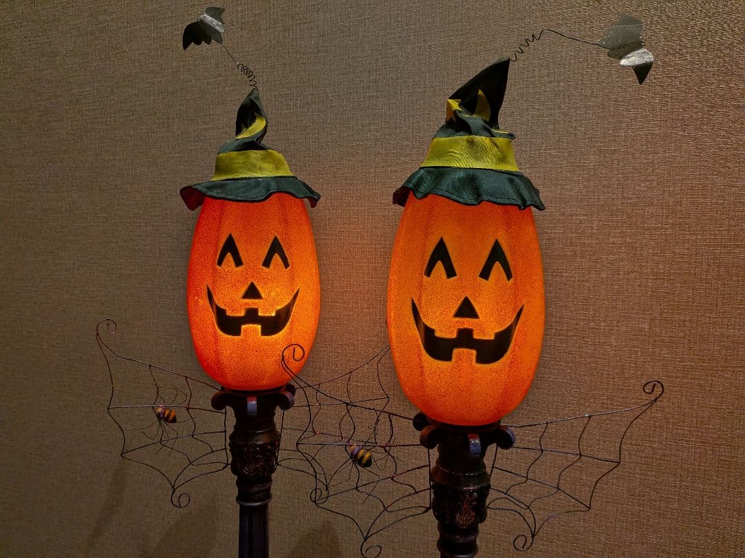 ハロウィンランプ ジャック・オー・ランタン 2個セット