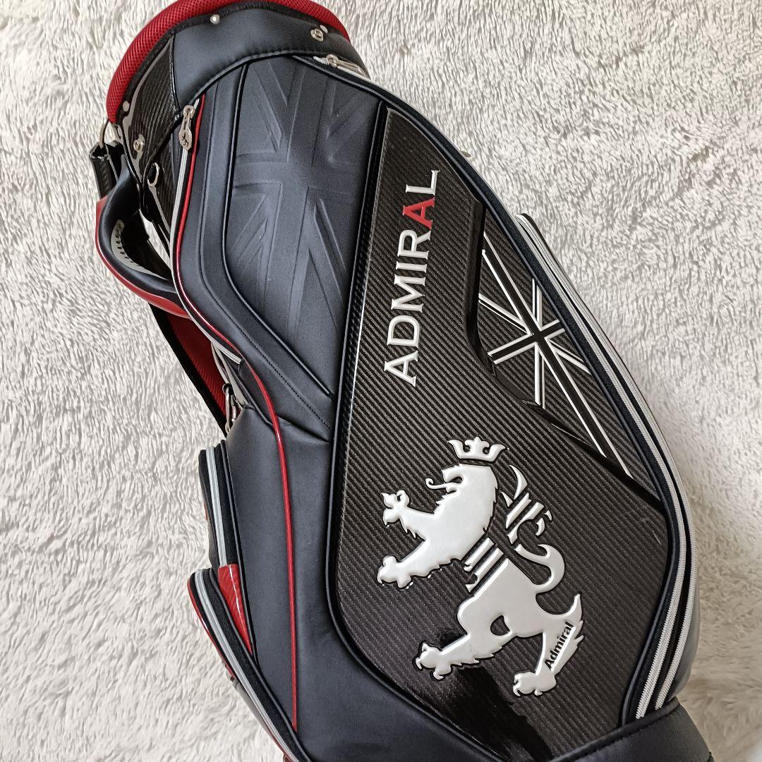 【未使用品】Admiral　GOLF　ゴルフ　キャディバッグ　訳あり　フード付き