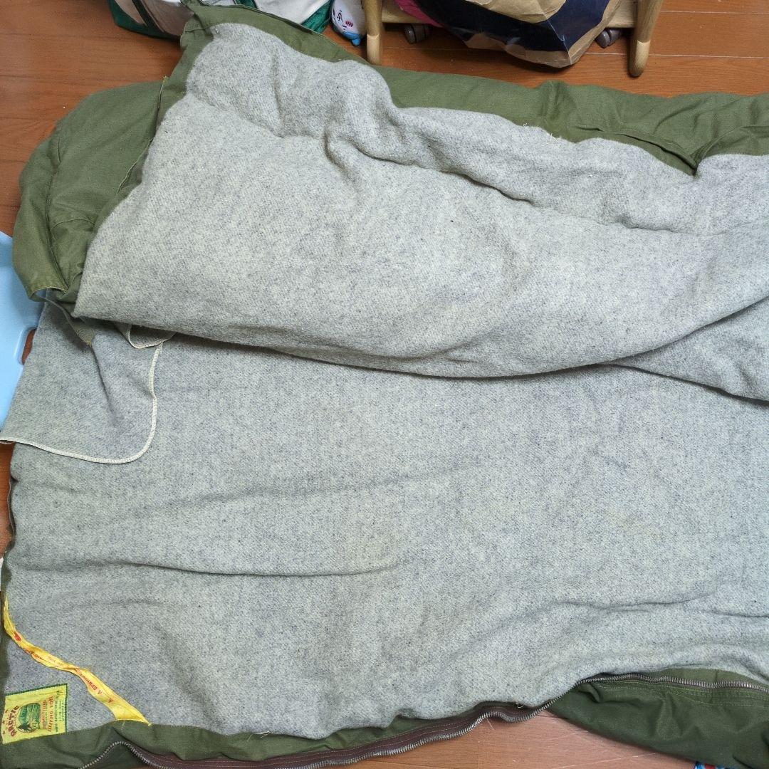 WOODS ウッズ　ヴィンテージ　ミリタリー　米軍　寝袋　シュラフ
