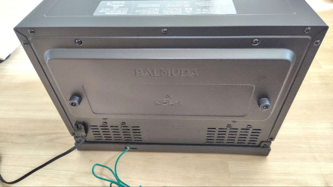 極美品 BALMUDA K04A-BK オーブンレンジ