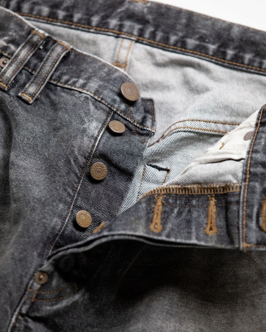 アナクロノーム 現行モデル レギュラーテーパード ブラックデニム