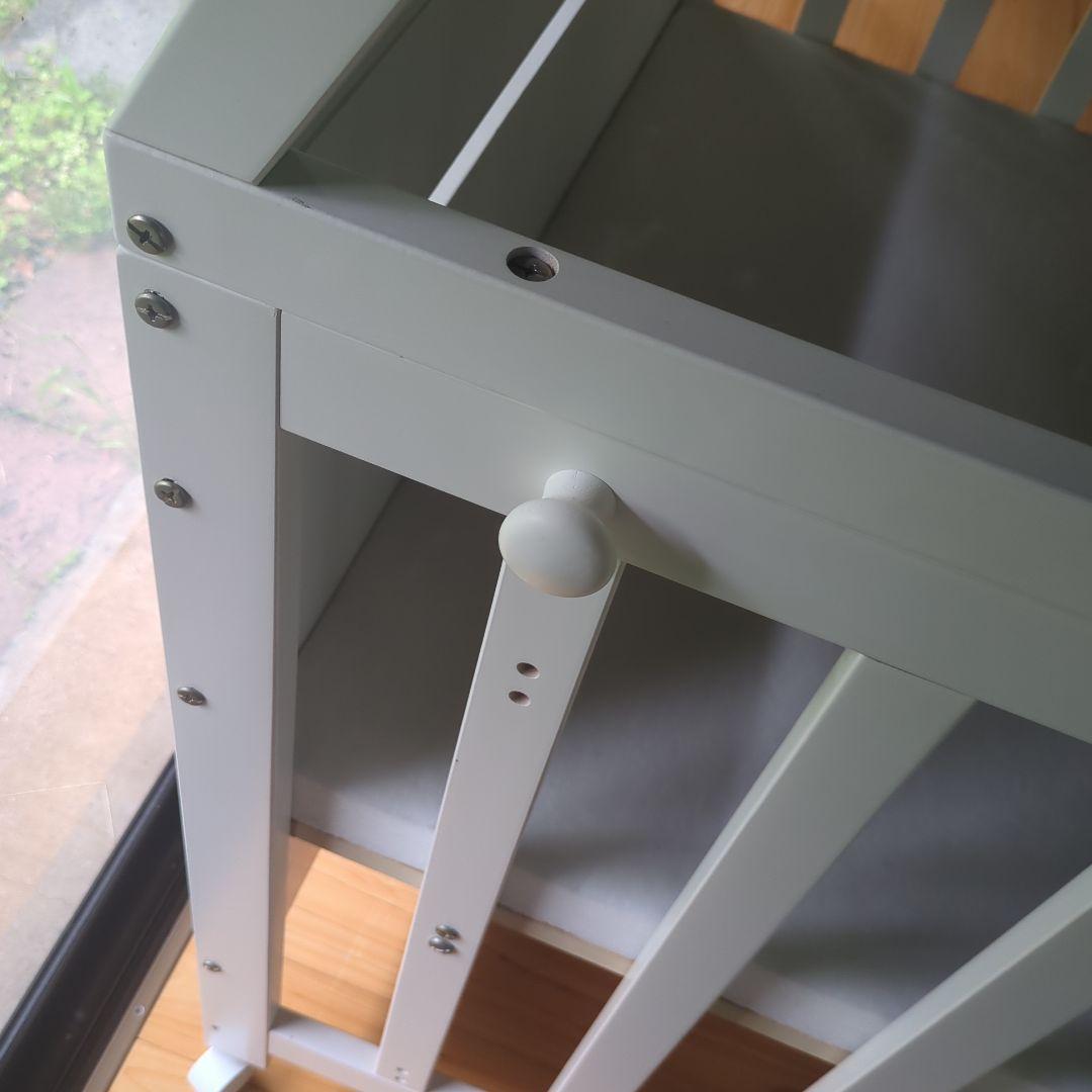 【本体のみ】ディモア　ミニベッド&デスク / ベビーベッド 日本製