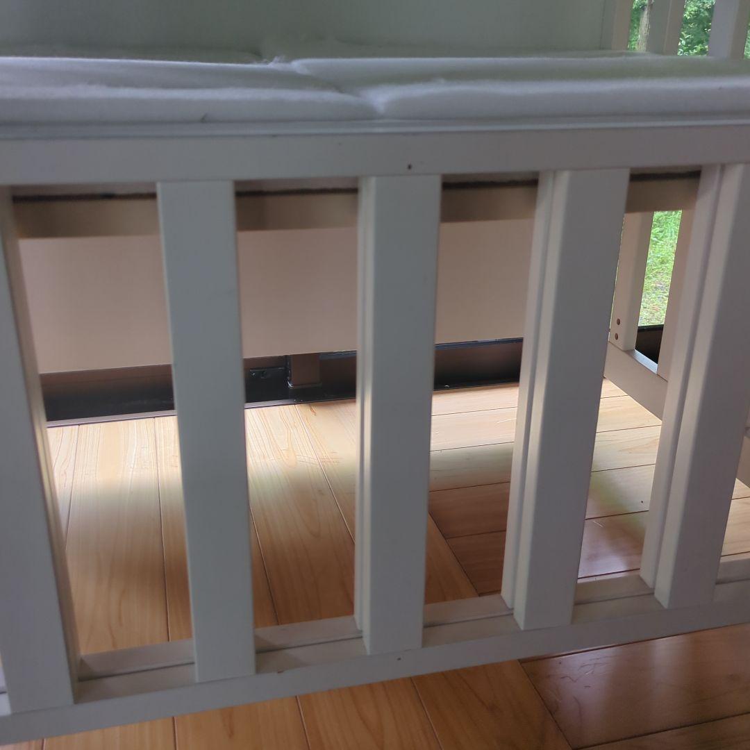 【本体のみ】ディモア　ミニベッド&デスク / ベビーベッド 日本製