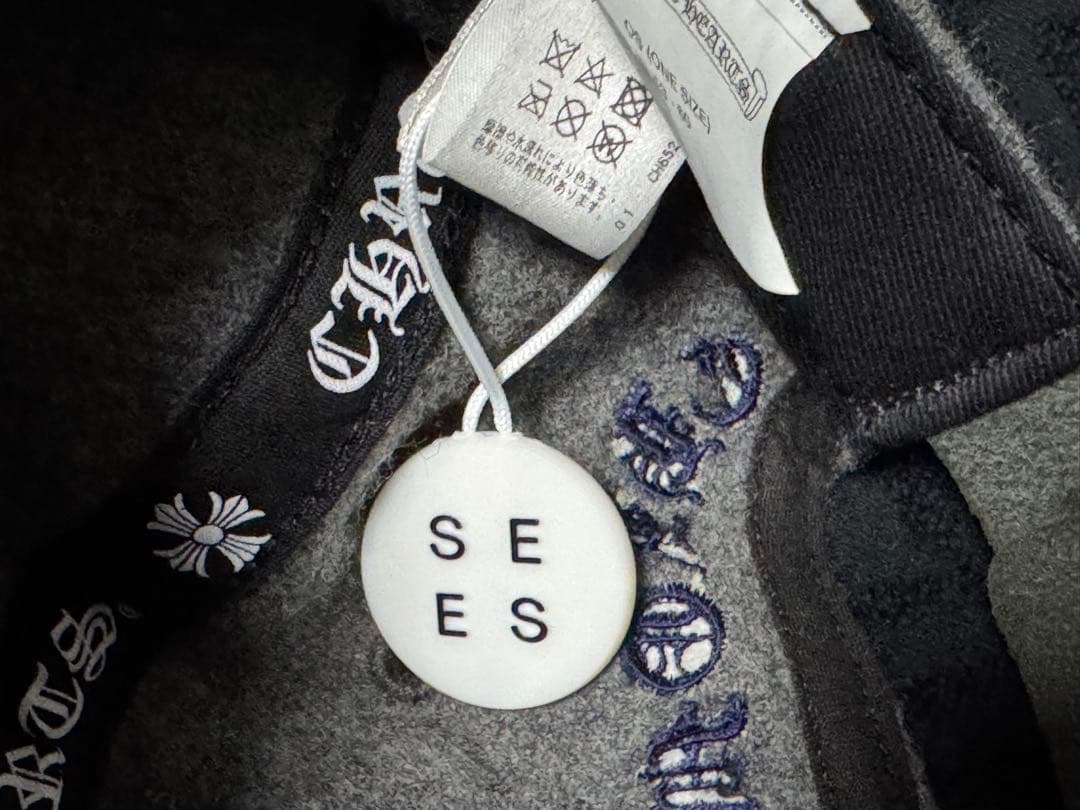 【Rinkan 鑑定済】クロムハーツ ウール キャップ クロスパッチ セメタリー