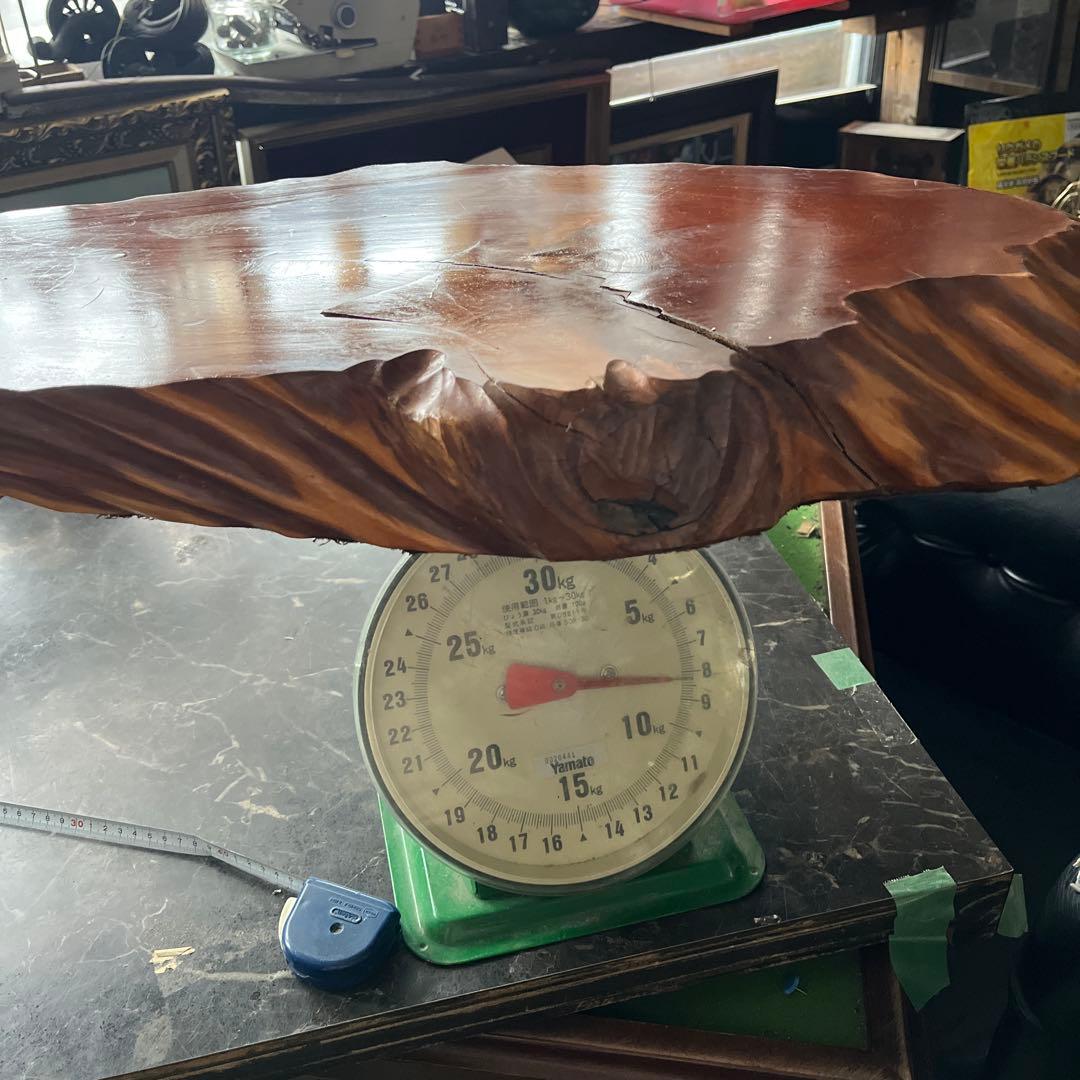 一枚板、天然木台座、102センチ、座卓天板、天板板、ケヤキ台座、鑑賞台、展示台