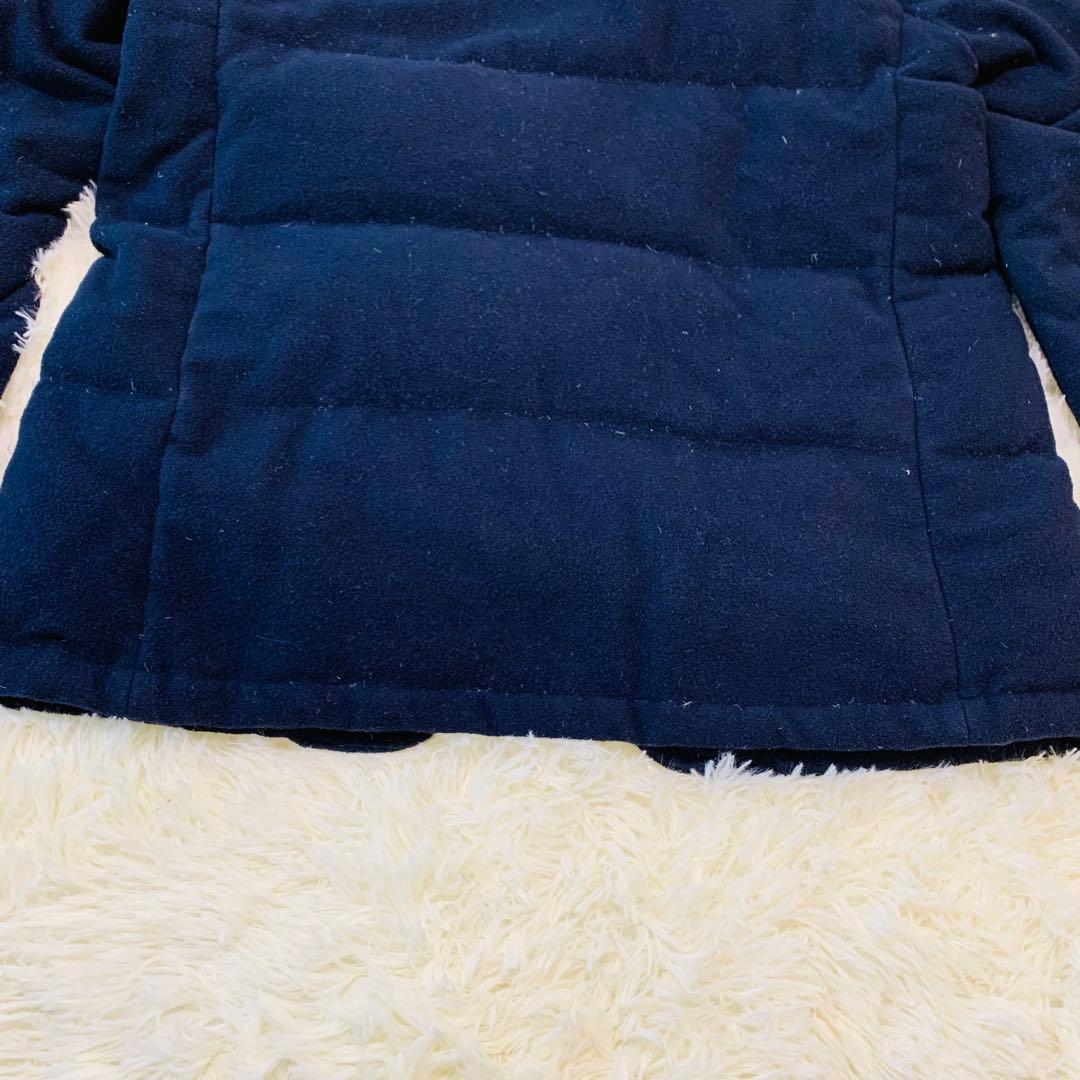 DANTON ダントン　ウールモッサ　ネイビー ダウンジャケット　ビームス別注