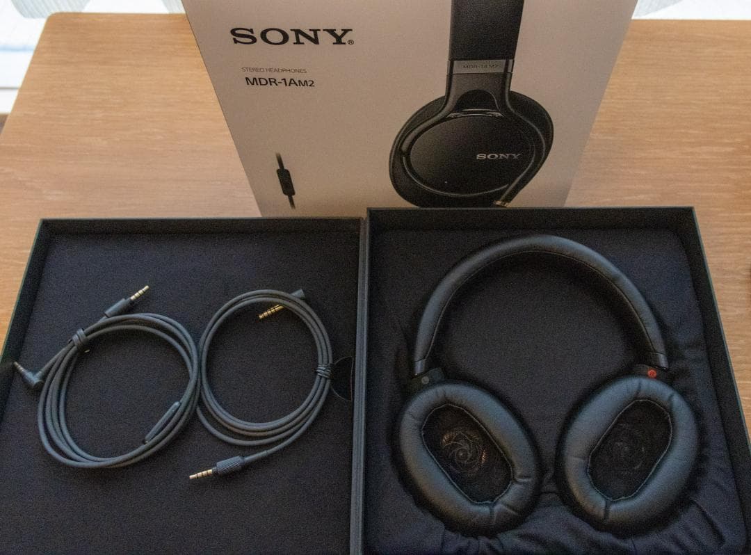 Sony MDR1AM2 有線 オーディオ オーバーヘッド ヘッドホン ブラック