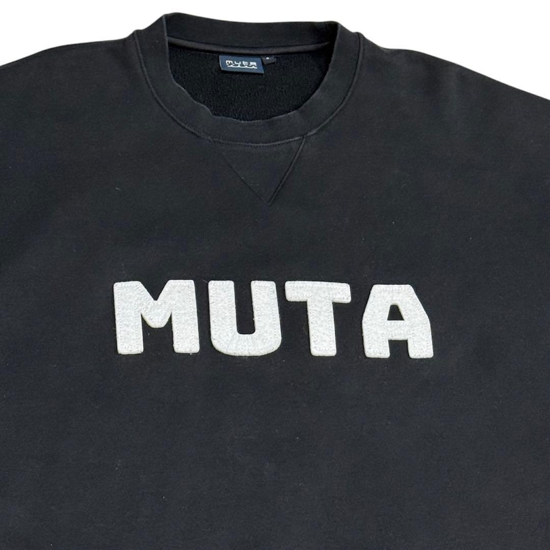muta MARINEムータマリン☆ BIG クルーネックスウェットBOAT☆黒