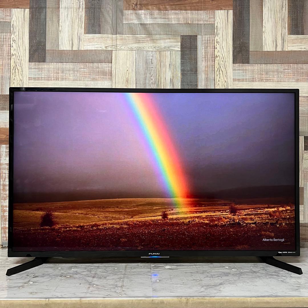 リクエスト価格❣️全国送料込フナイ49型4チューナー内蔵録画機能付1TB ネット