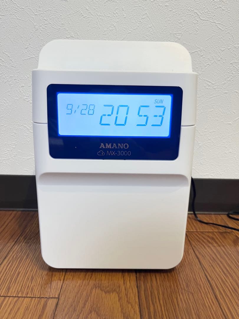 【極美品】AMANO MX-3000 タイムレコーダー タイムカード　アマノ
