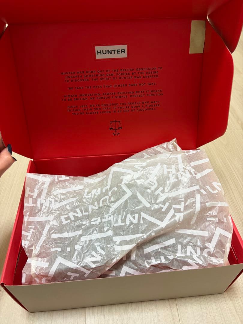 【新品未使用】HUNTER パフド トラベル フロー トレーナースニーカーブーツ