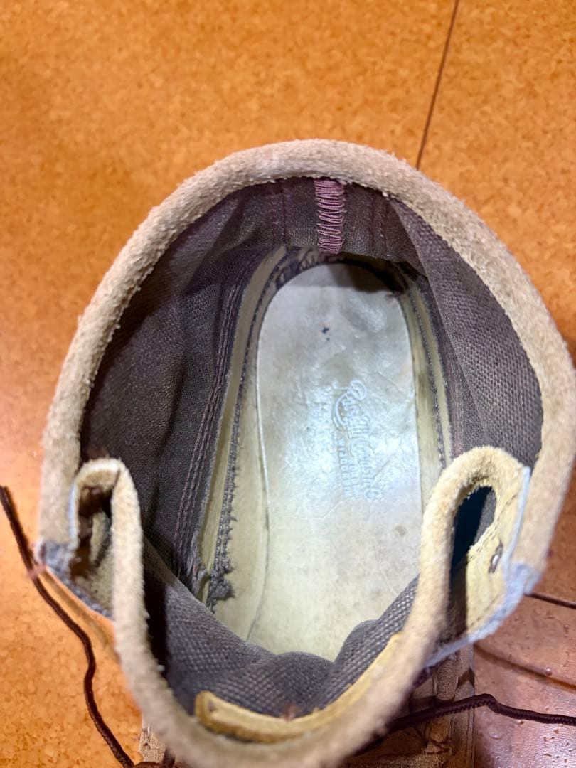 ラッセルモカシン　ショートサファリ　RUSSELL MOCCASIN 青タグ