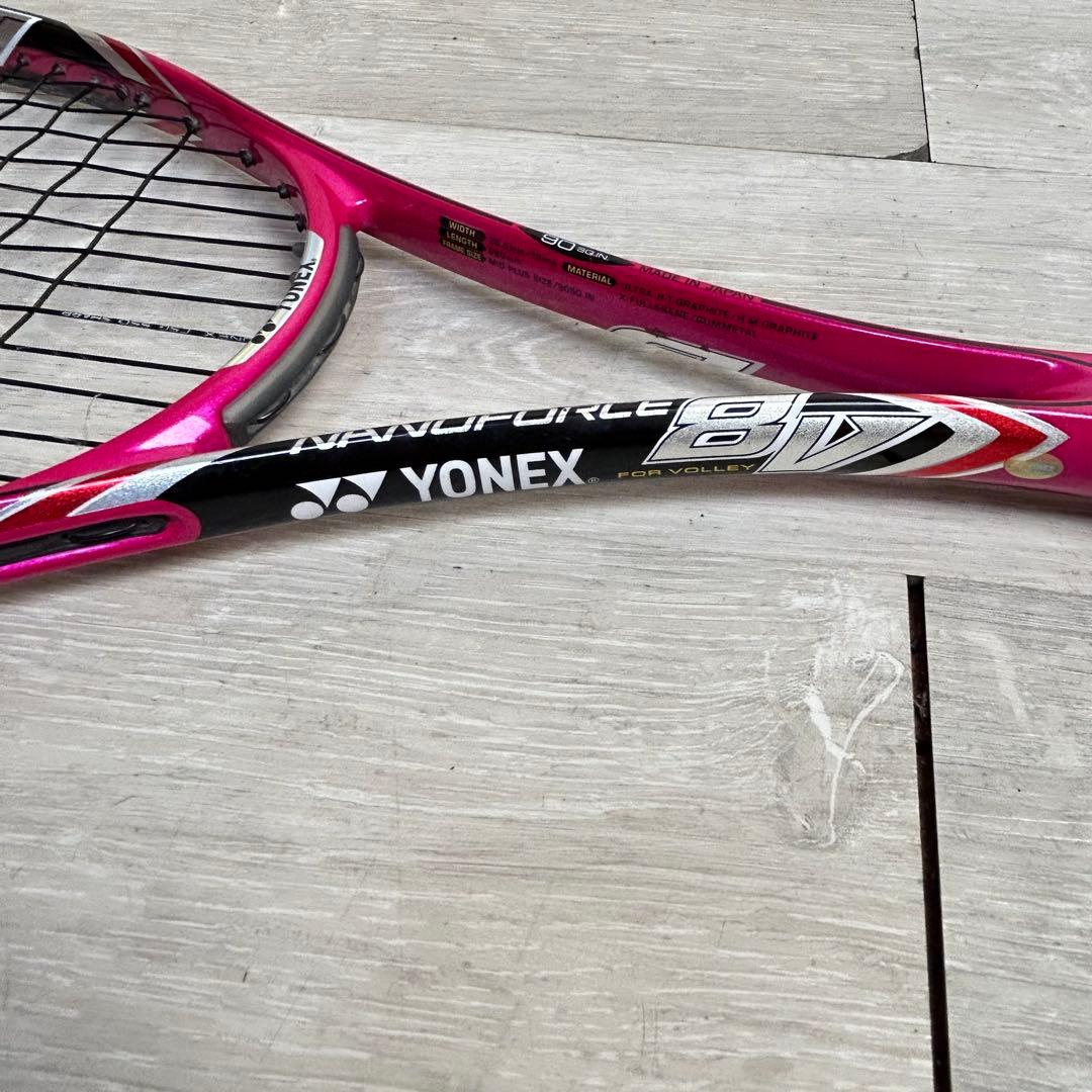 【希少】YONEX NANOFORCE 8V 軟式ラケット ボレー用